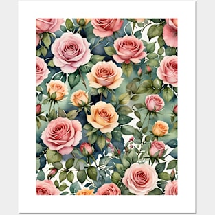 A Symphony of Roses Posters and Art